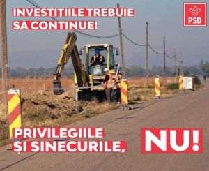 Primarii şi administraţia judeţeană PSD cer continuarea investiţiilor în cadrul Programului Naţional "Anghel Saligny"